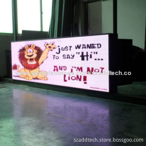 P4mm Indoor RGB Full-color LED Banner for French Market, Size Can Be Customized